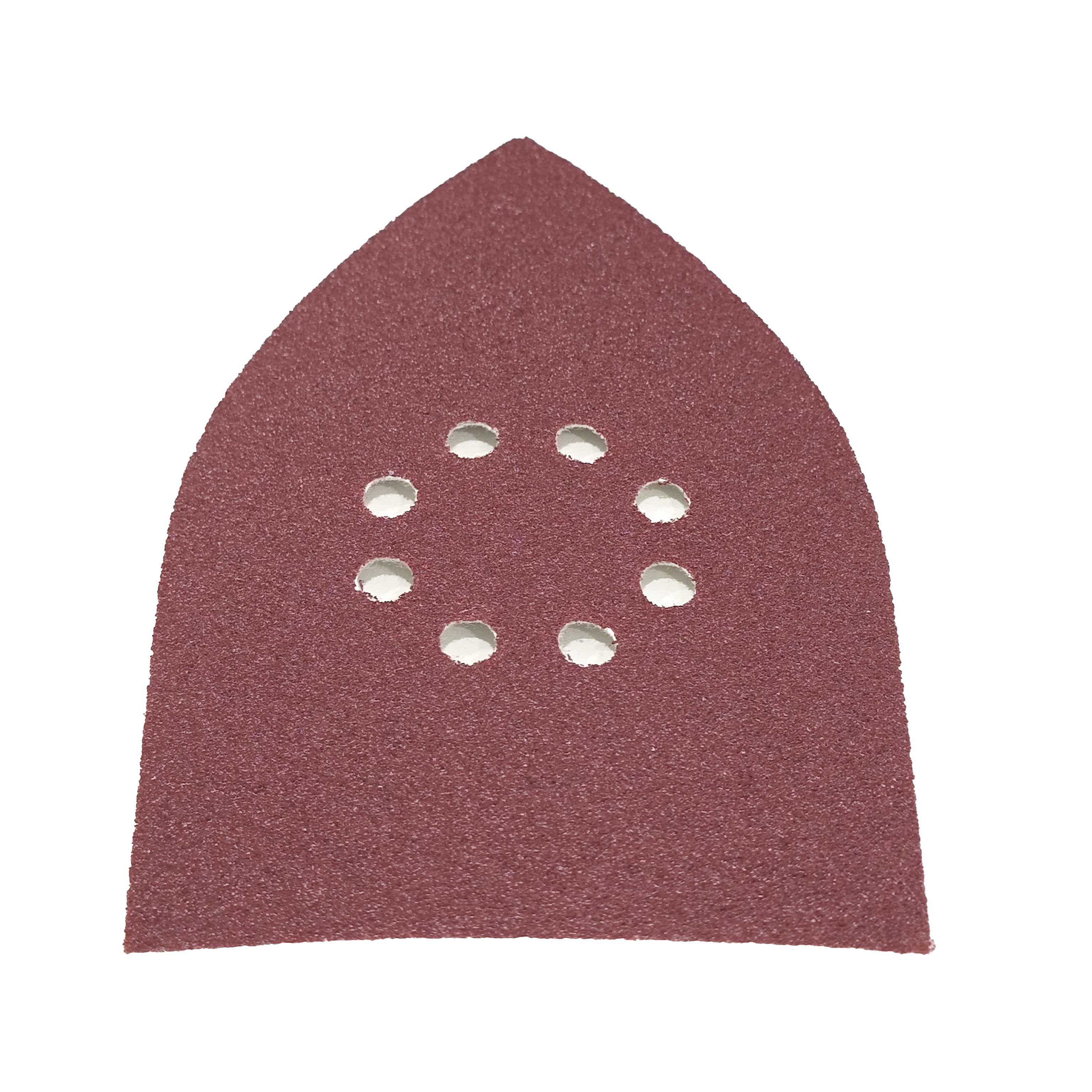 40 Grit AlO Wet Dry Abrasive Sanding Disc Sheets Set With 8 Hole