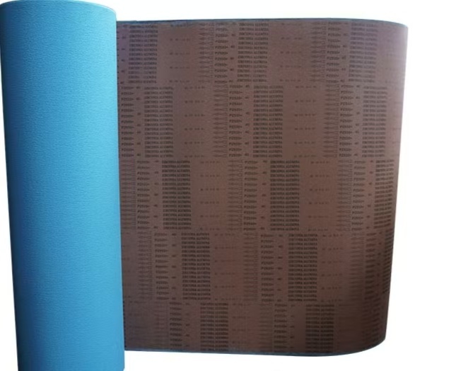 Blue Zirconia Oxide 320 Emery Abrasive Cloth Roll 1.4mx100m For Flap Disc And Sand Belts