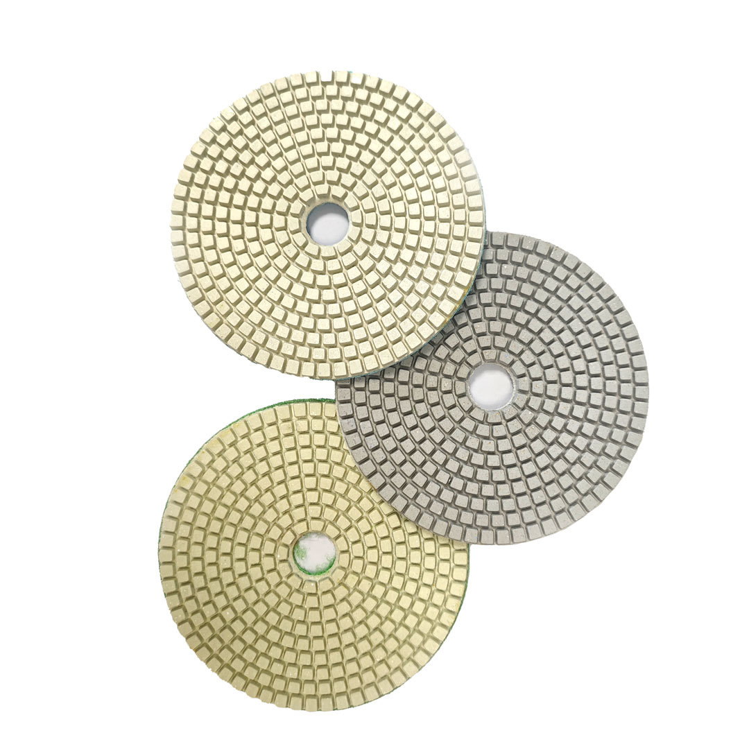 6 4 Inch Diamond Polishing Pad For Wet Granite Stone Marble Concrete
