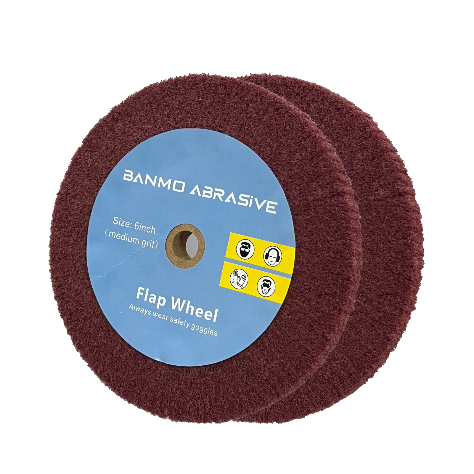 Non-Woven Nylon Fiber Abrasive Flap Wheel Buffing Wheel for Stainless Steel Grinding & Polishing