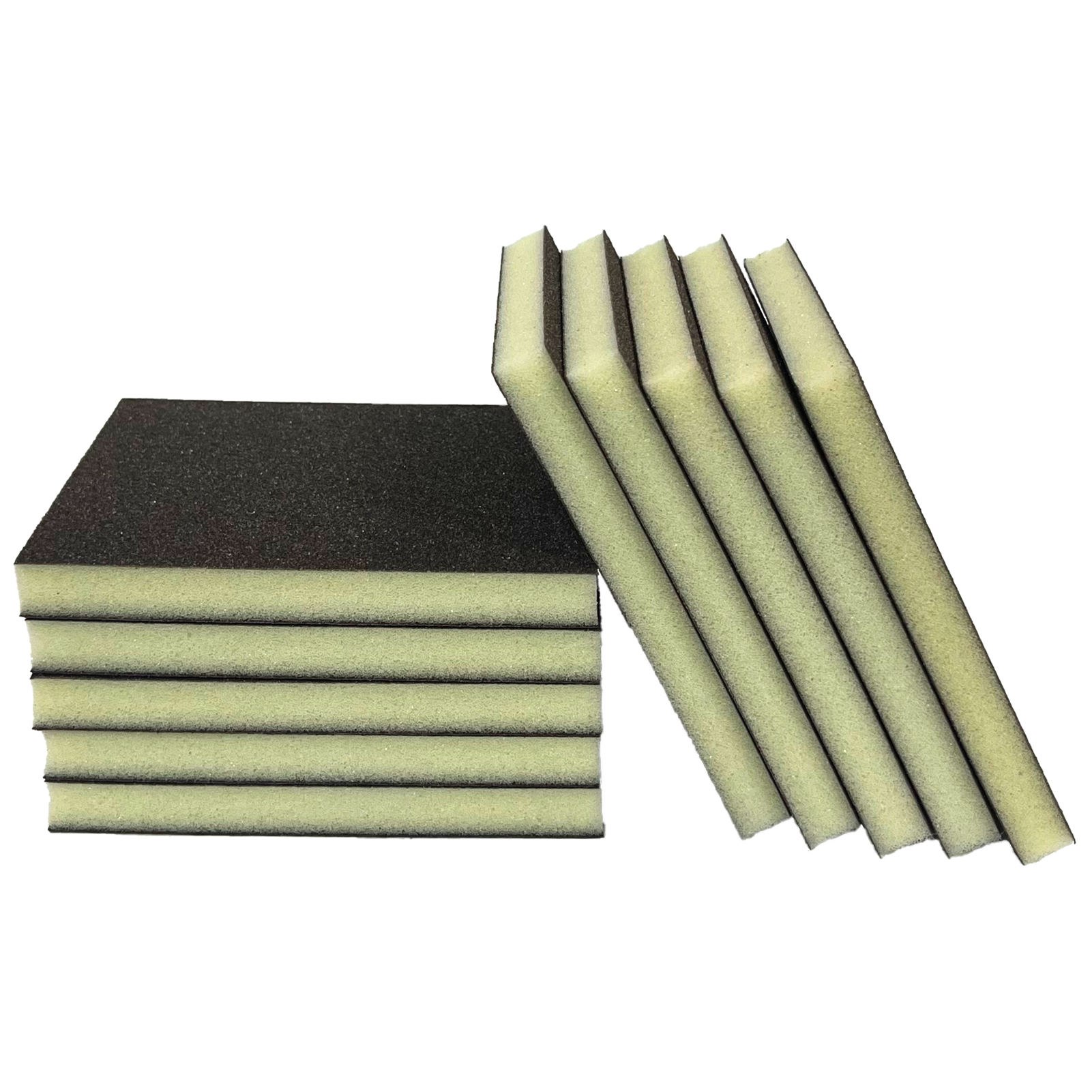 120*100*12mm Good Quality Double Sided Sanding Sponge for Hand Sanding Furniture and Metal
