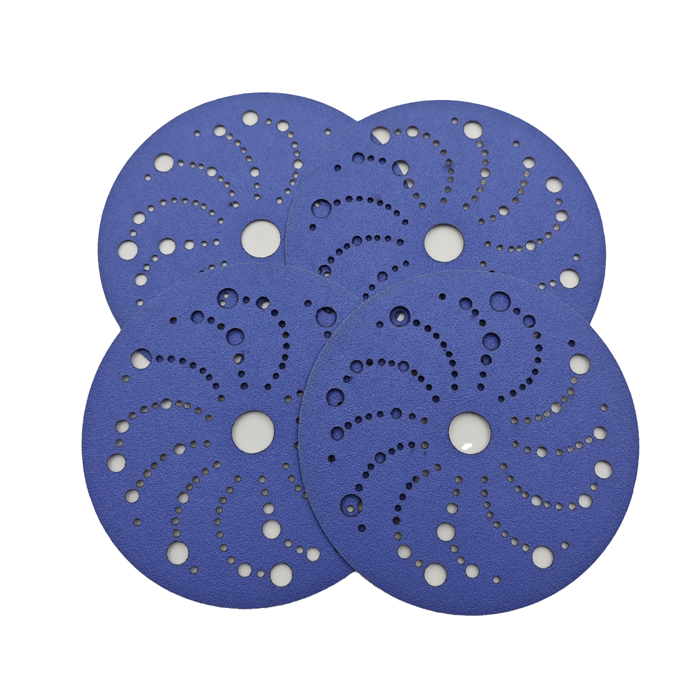 6 Inch 150mm Ceramic Alumina Abrasive Disc Hook and Loop Round Sandpaper Disc
