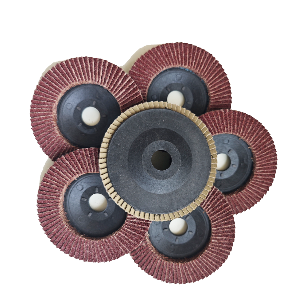 Plastic Backed Flap Disc, Lightweight Durable Base for Reduced Vibration and Noise