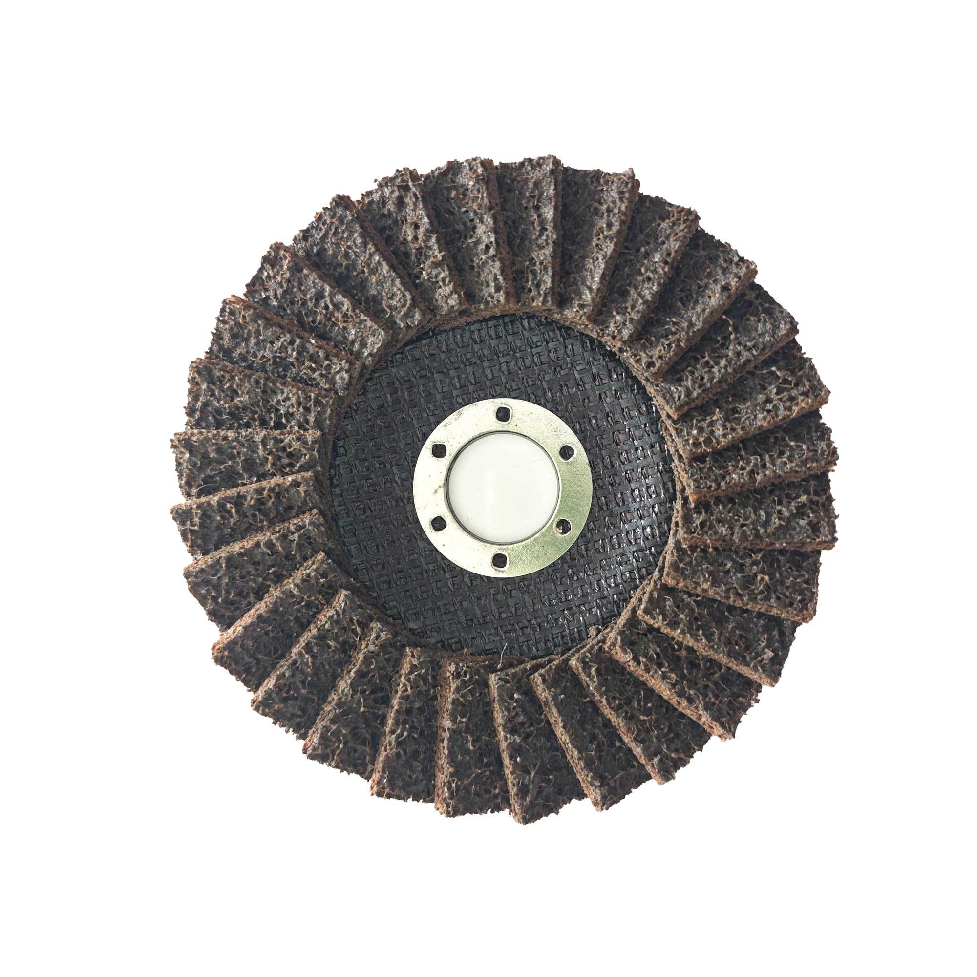 4-1/2" X 7/8" T29 Red Brown Blue Polishing High Hardness Nylon Abrasive Disc OEM for Surface Conditioning Grinding
