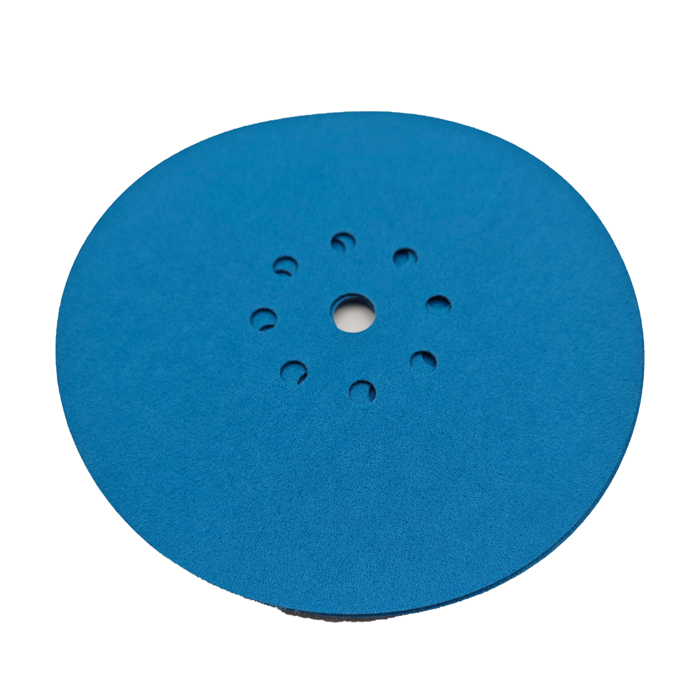 9 Inch 9Holes Aluminum Oxide Medium Grit 225mm Hook Loop Garnet Abrasive Sanding Disc for Wood Polishing OEM