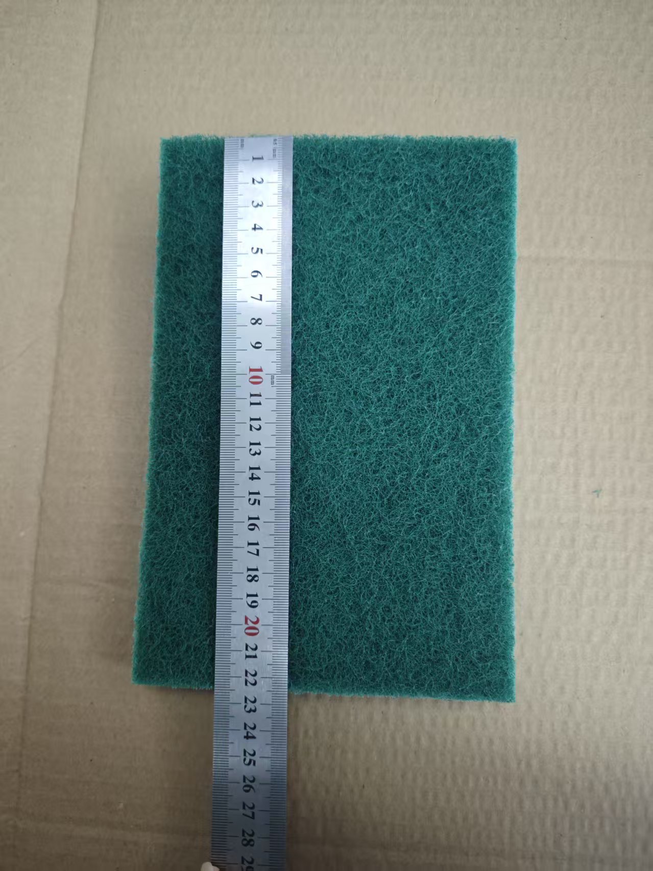 4*6inch Green Non-woven Hand Pad Industrial Abrasive Cleaning Sandpaper Sponge Rectangular Grinder
