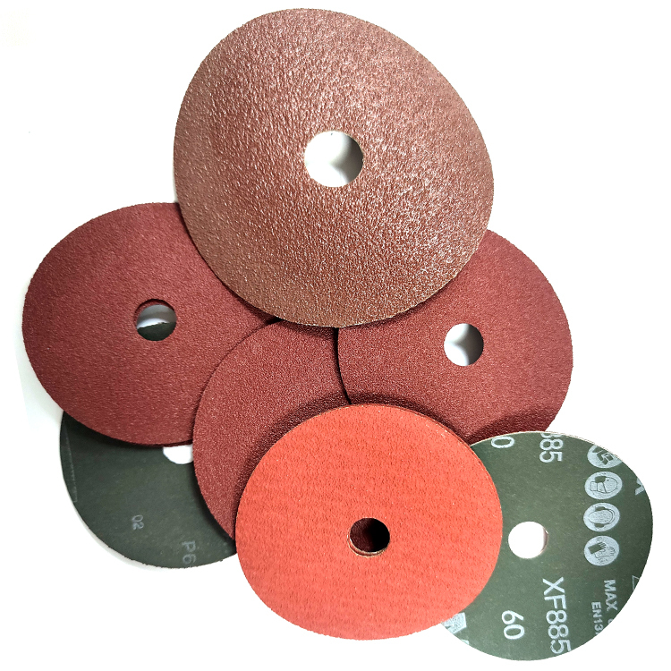 4.5 Inch Zirconia  Aluminum Oxide Resin Fiber Sanding and Grinding Discs, 7/8" Arbor for Metal, Wood, Fiberglass  Use with Angle Grinder