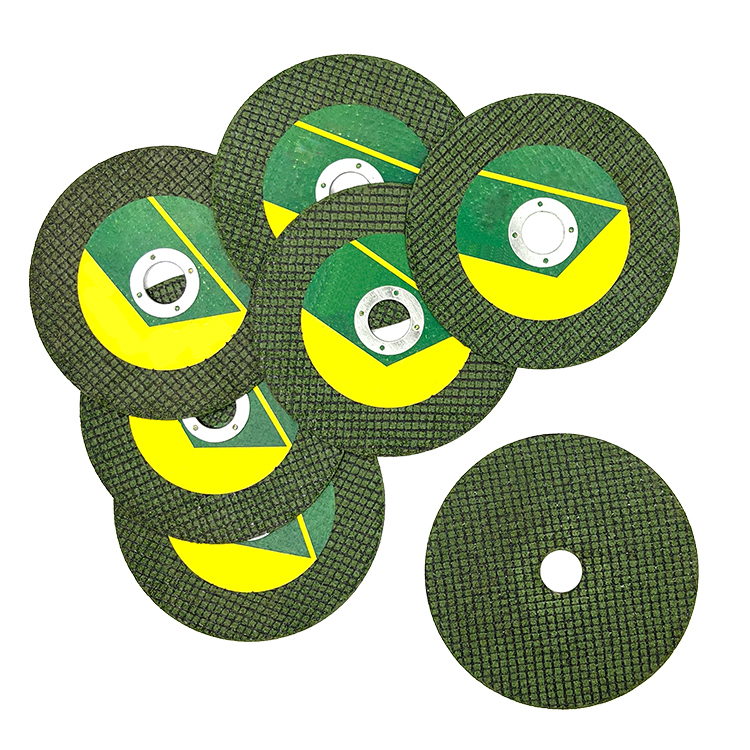 4 Inch 105mm Ultra-Thin Resin Double Mesh Green Metal Polishing Disc for Angle Grinder Fine Abrasive High Hardness