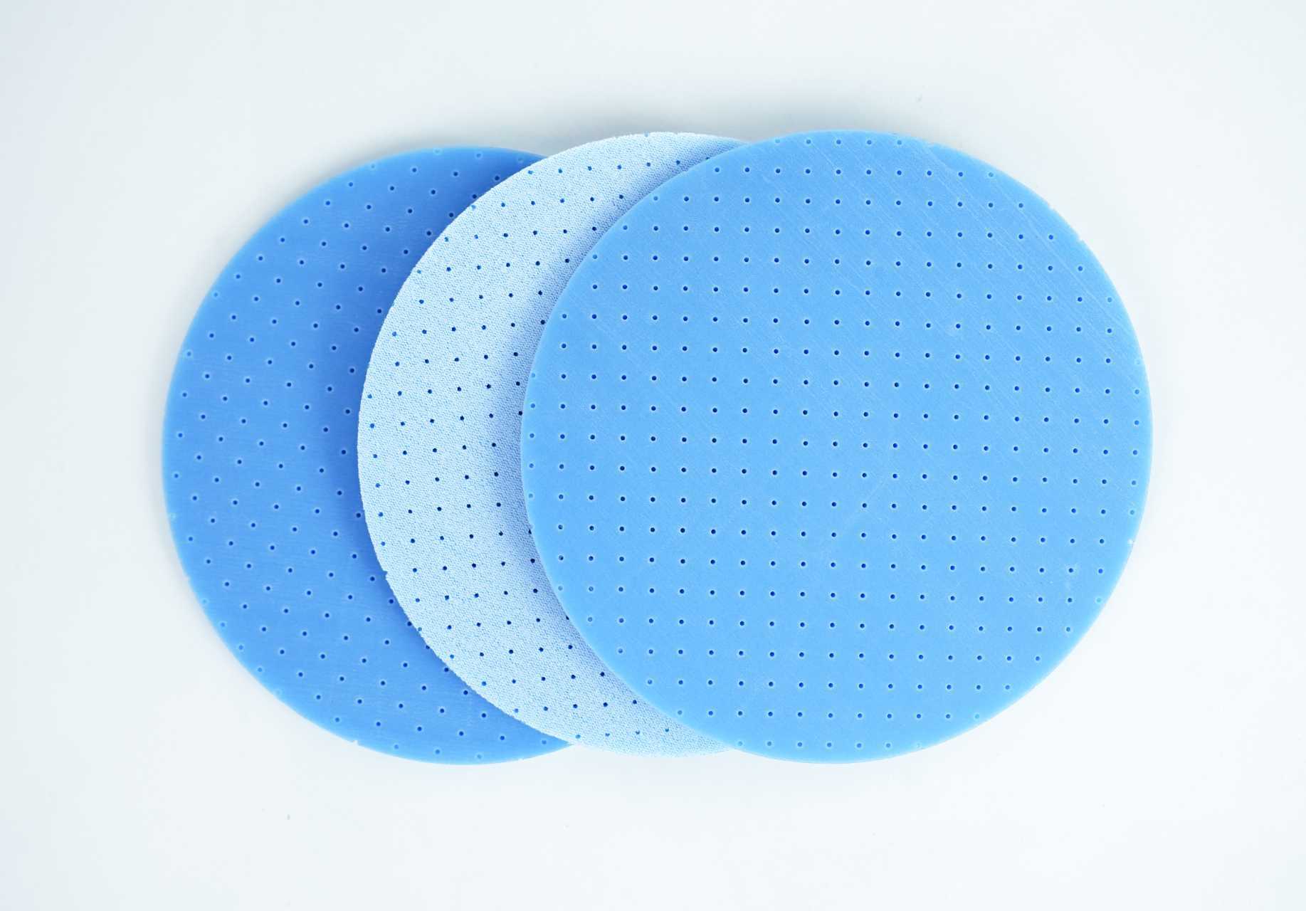 Soft Blue Sponge Sanding Block, Wet Dry Dual Use Abrasive Sponge Sandpaper for Wood Metal Polishing
