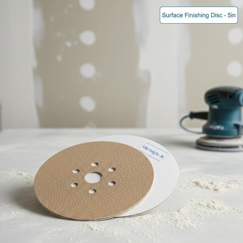 Wall Sanding And Polishing Abrasive Sanding Disc 5inch Diameter With Paper Backing Material Perfect For Surface Finishing