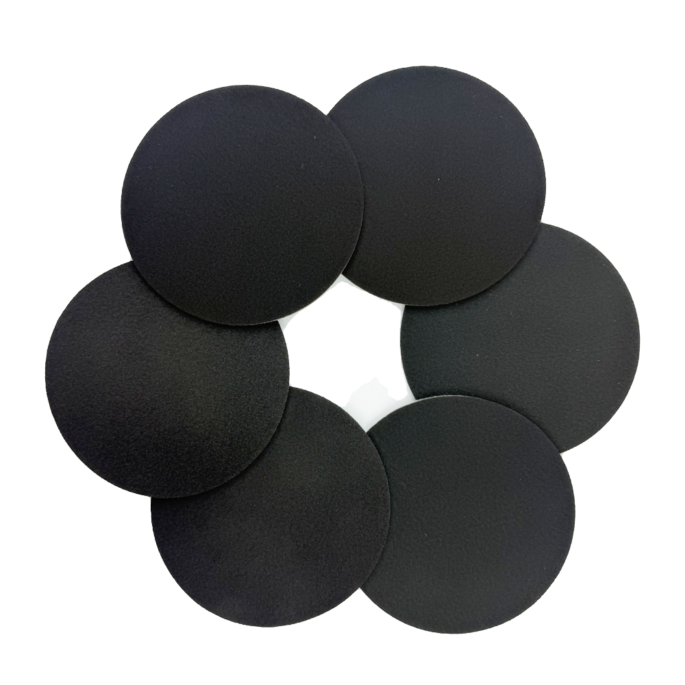 6 inch Industrial Black Silicon Carbide Sanding Sponge Disc for Auto Furniture Sanding