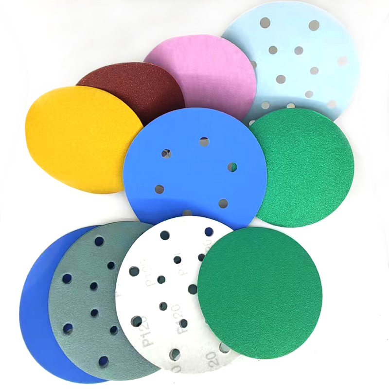 OEM Full Range Mixed Grit Fiber Sanding Disc Kit 115mm P24 P120 Custom Brand 50 Pcs Assortment