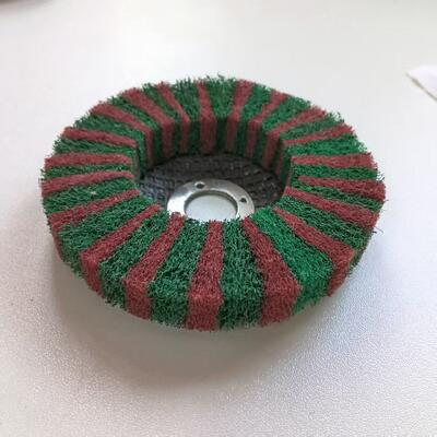 Nylon Non Woven Flap Disc Sourcing Pad 100mm 115mm 125mm 150mm