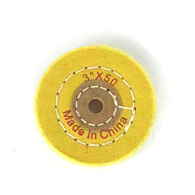 6 Inch Heavy Duty Cotton Buffing Wheels 50 Ply & 80 Ply for Industrial Polishing