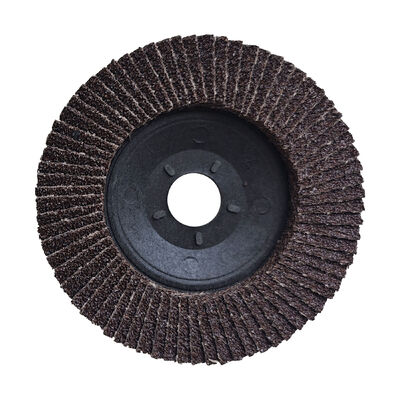 100x16mm Polishing Flap Disc Wheel With Calcined Aluminium Oxide Cloth 120 Grit