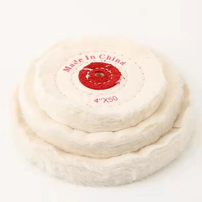 Cloth-based 4inch*50layer Cotton Buffing Wheel for Polishing Jewelry and Mirror Finishes
