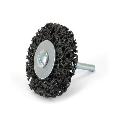 1inch 2inch 3inch black poly strip disc with 1/4" shank Easy Strip & Clean Discs for Abrasive Tools Paint Rust Removal