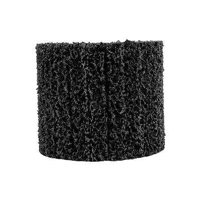 Roda Gerinda Amplas, Alat Kondisi Permukaan 4,5" x 4" Drum untuk Penghilangan Karat Logam, Cat, dan Pelapis