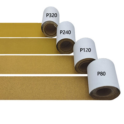 Abrasive Roll Yellow Abrasive Sandpaper Coated Ceramic Abrasive Sandpaper Roll for Polishing
